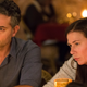 Omar Metwally (left), Maura Tierney